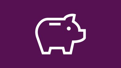 Icon: Einnahmequelle (weiße Schweinchen-Spardose)