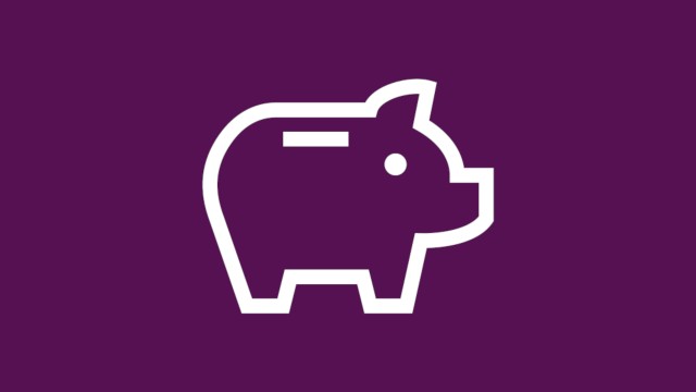 Icon: Einnahmequelle (weiße Schweinchen-Spardose)