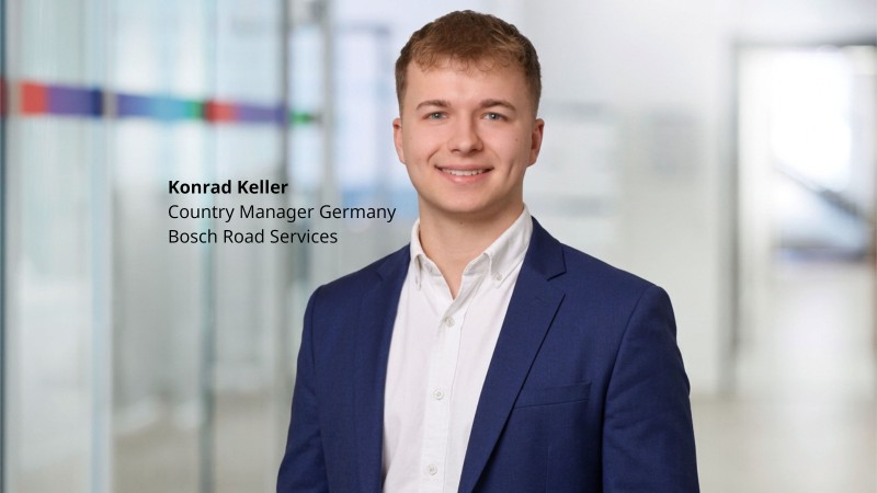 Portrait: Konrad Keller, Country Manager Germany at  Bosch Road Services